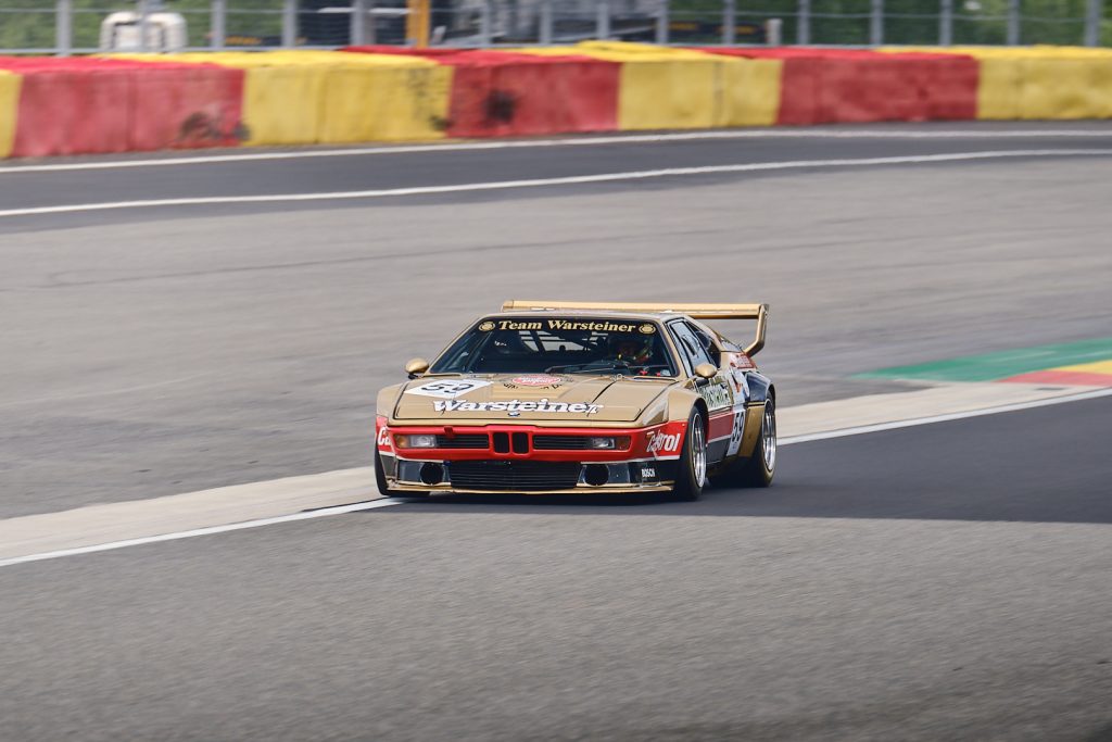 Motorsport racing event during Spa Classic at the Spa Francorchamps racetrack
